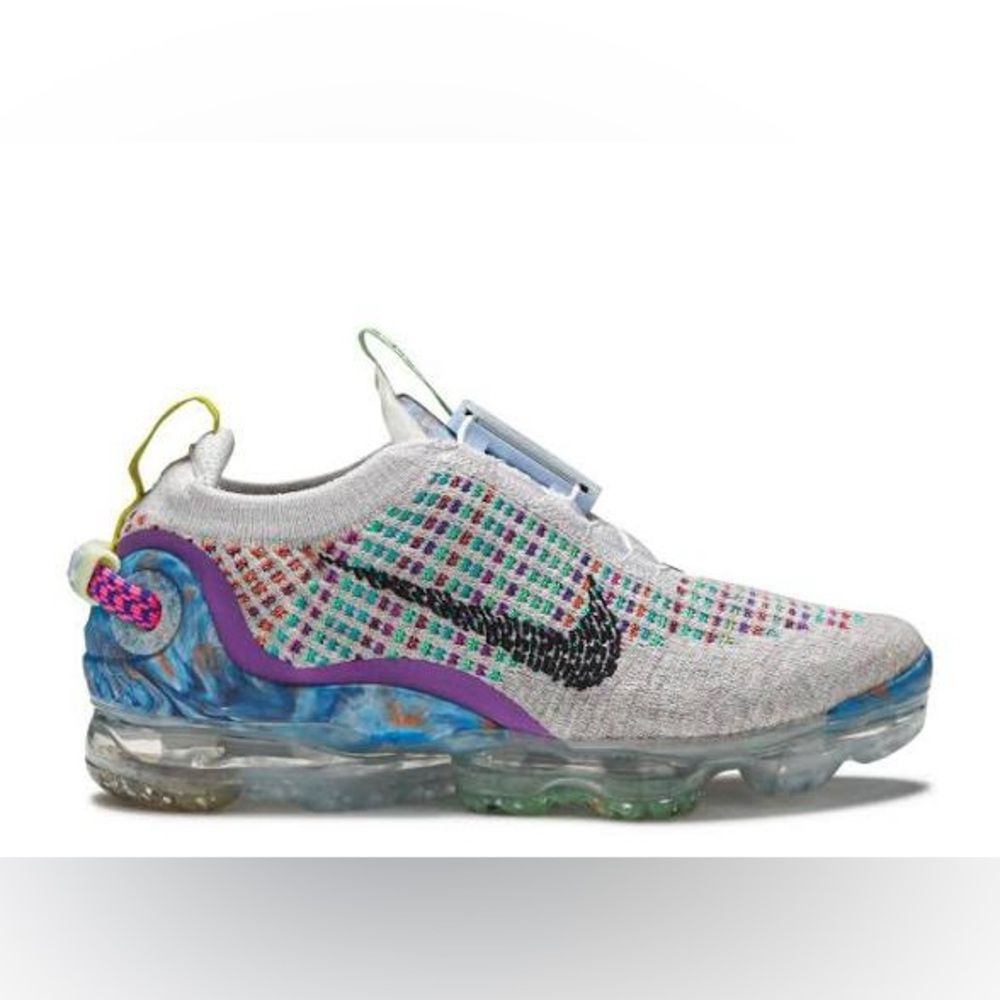Nike Air Vapormax 2020 Flyknit Pure Platinum Multicolor Kids Size 5.5